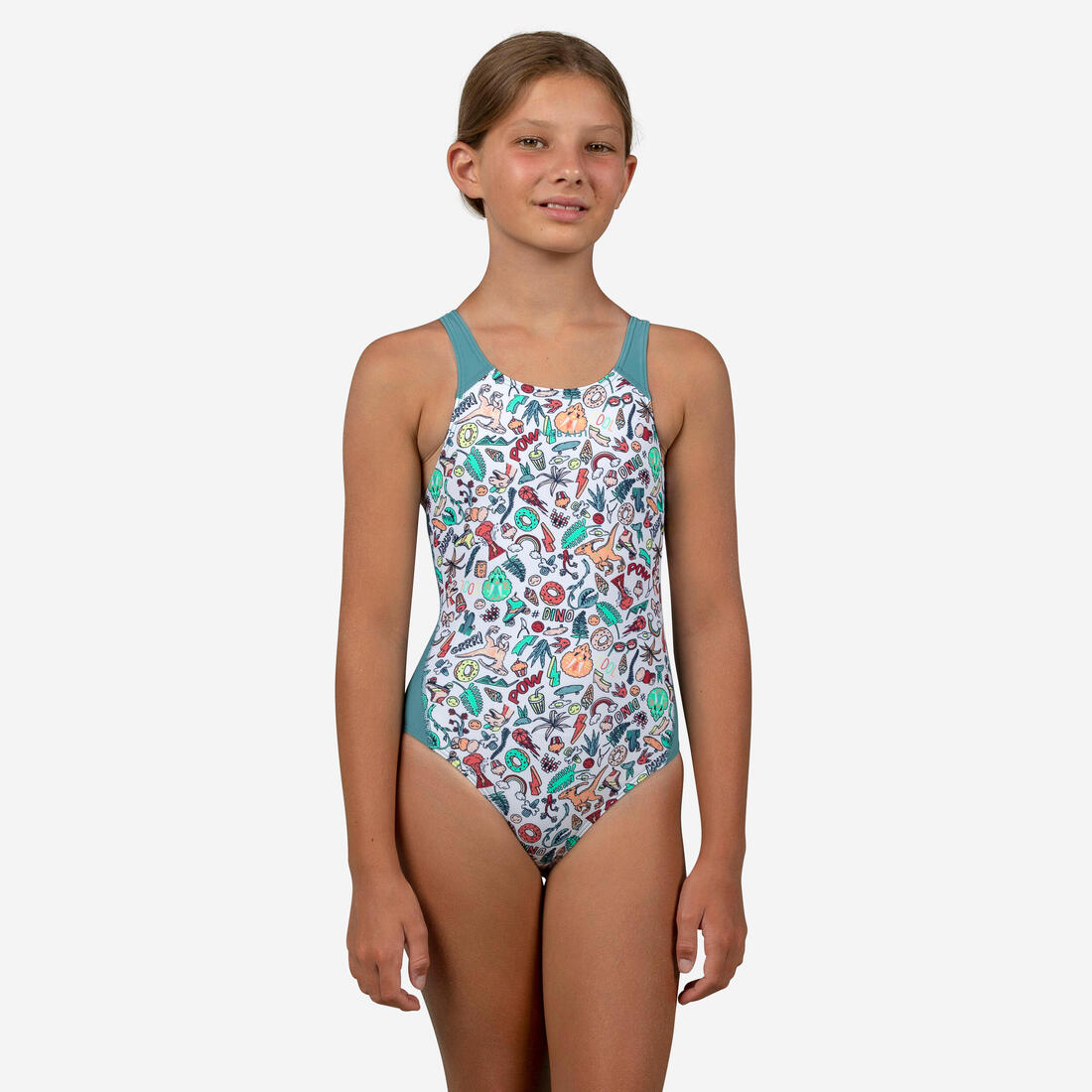 Maillot de bain de natation une pièce fille Kamyleon Star