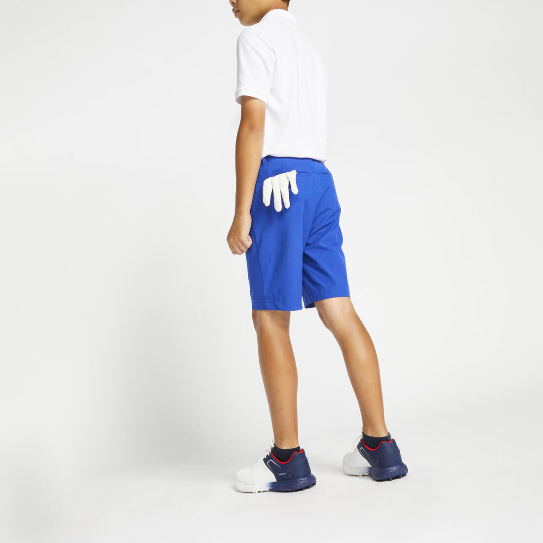 SHORT GOLF ENFANT - MW500 BLEU MARINE