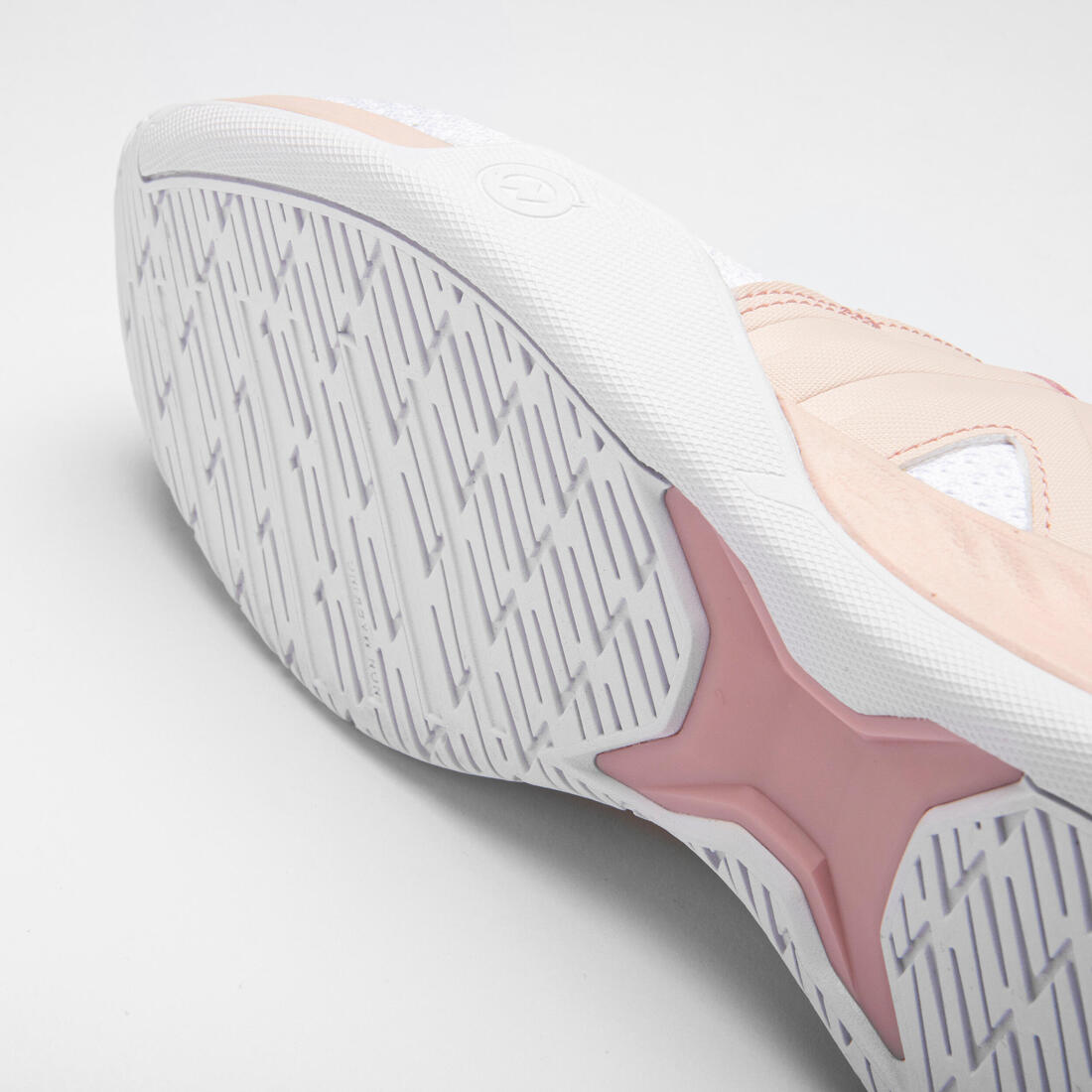 Chaussures de handball Homme/Femme - H500 FASTER rose blanc