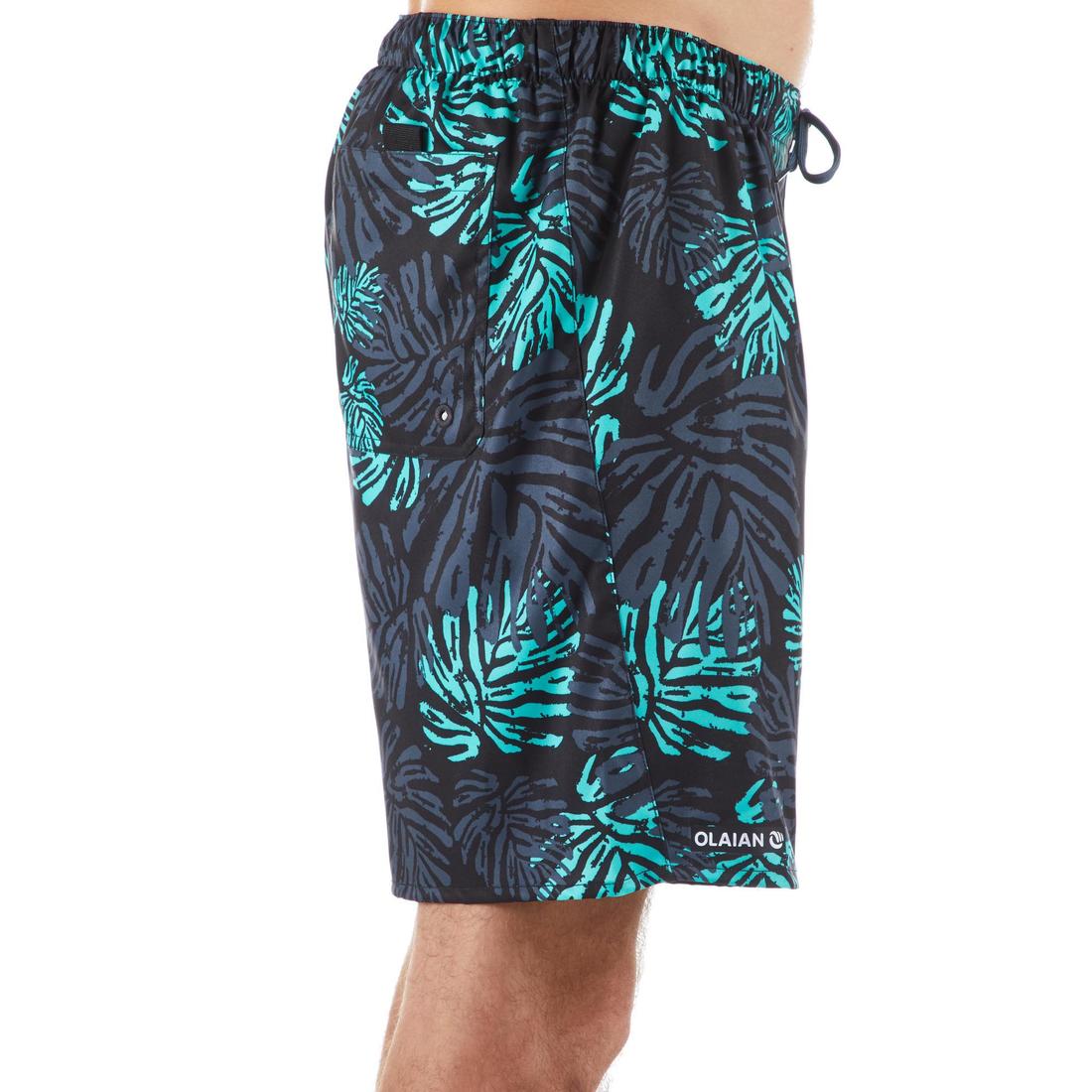 Surf boardshort standard 100 Psychi Jablack