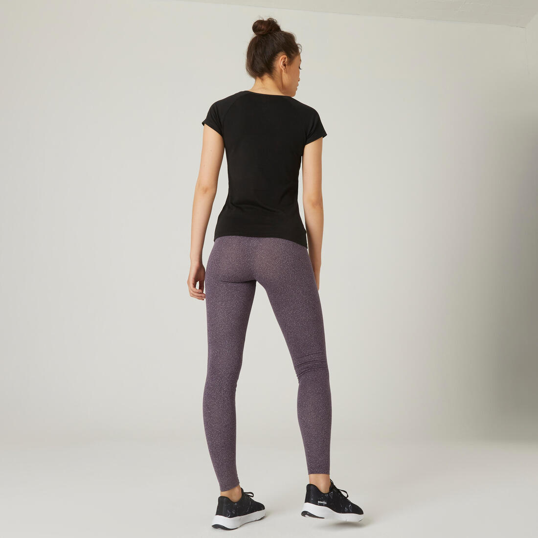 Legging fitness long coton extensible respirant femme - Fit+