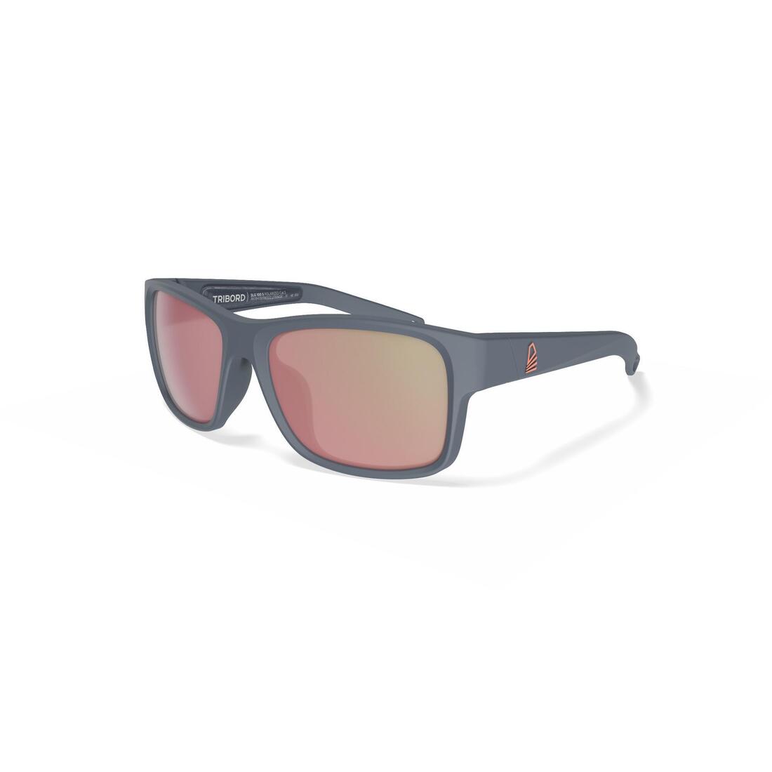 Lunettes de soleil polarisées flottantes voile SAILING 100 taille S Noir