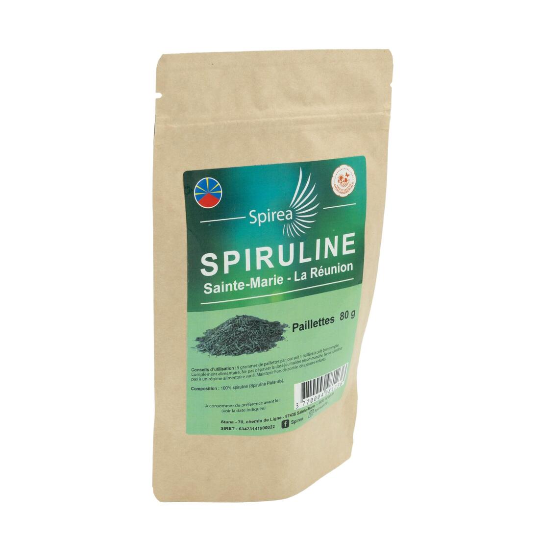 SPIREA-Spiruline 100 % paillettes - 80 gr