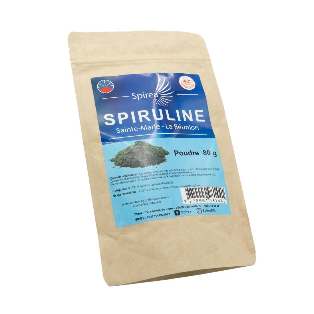 SPIREA-Spiruline 100% Poudre - 80 gr