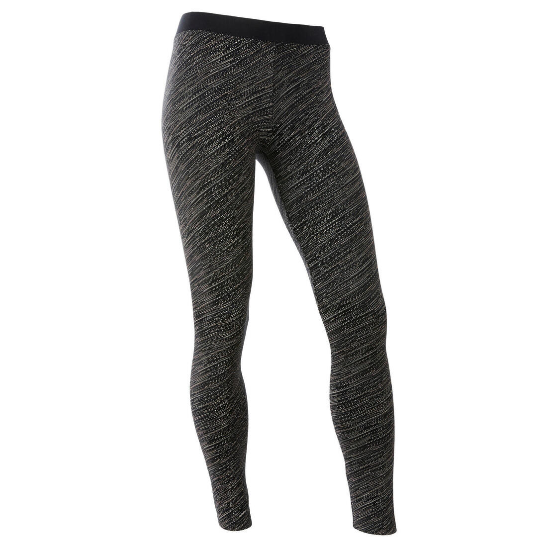 Legging coton respirant 500 fille GYM ENFANT noir imprimé