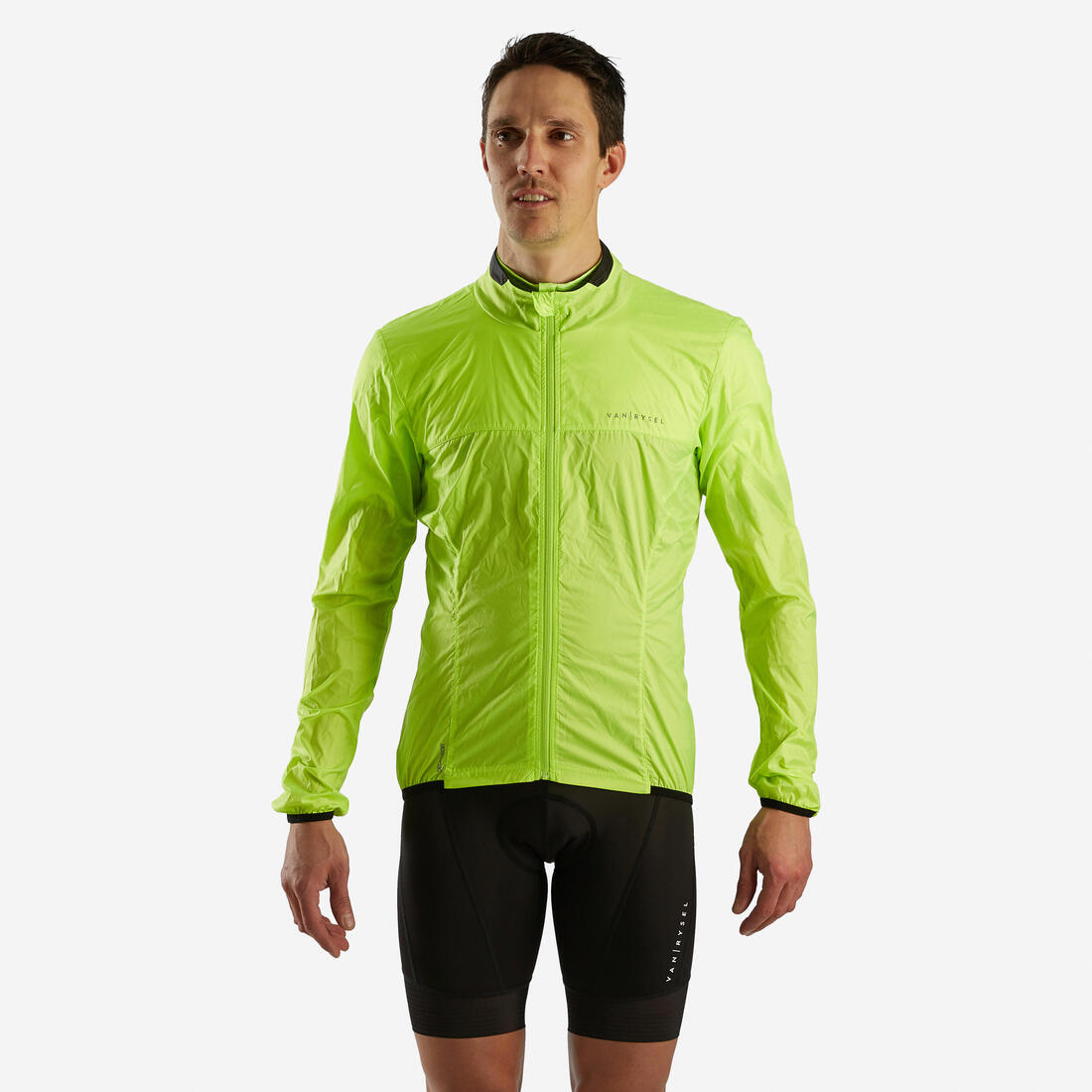 COUPE-VENT VELO ROUTE MANCHES LONGUES HOMME - RACER ULTRA-LIGHT