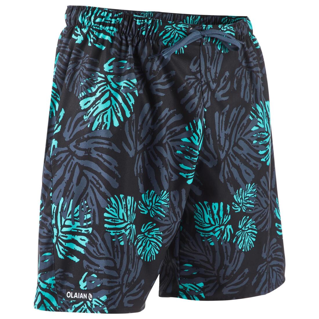 Surf boardshort standard 100 Psychi Jablack