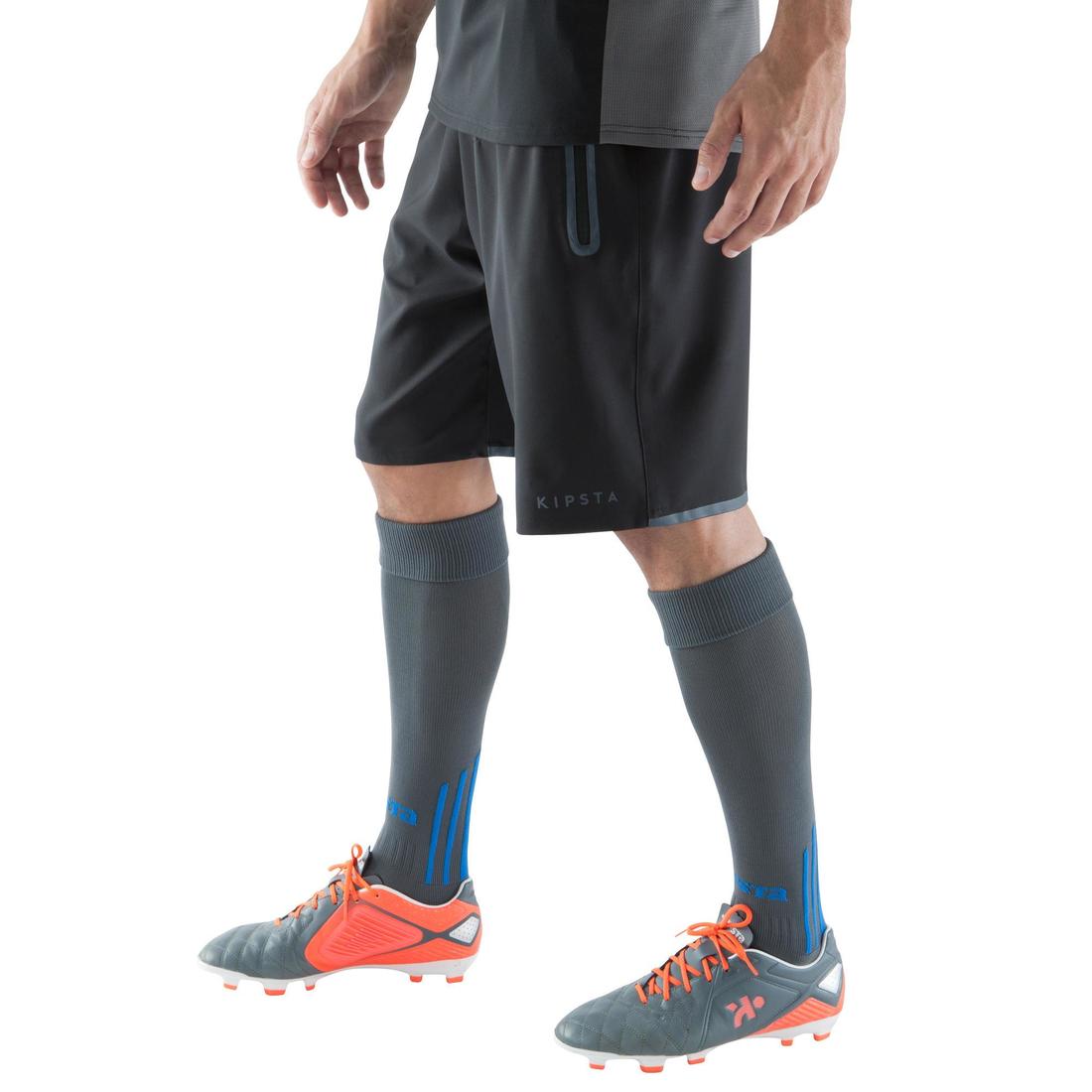 Short de football avec poches zippées adulte VIRALTO ZIP