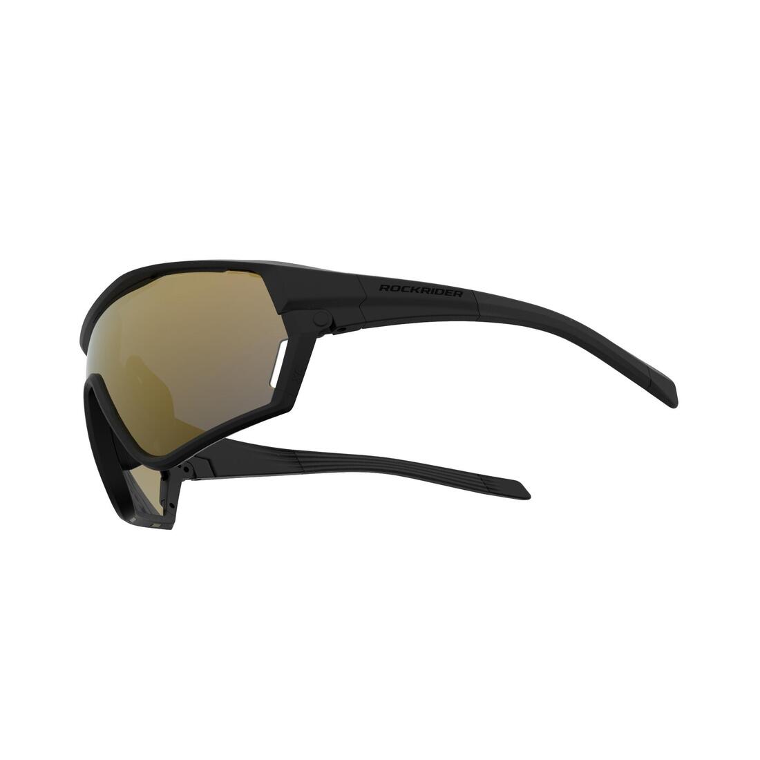 LUNETTES VTT XC RACE BLANCHES VERRES INTERCHANGEABLES CAT 0+3