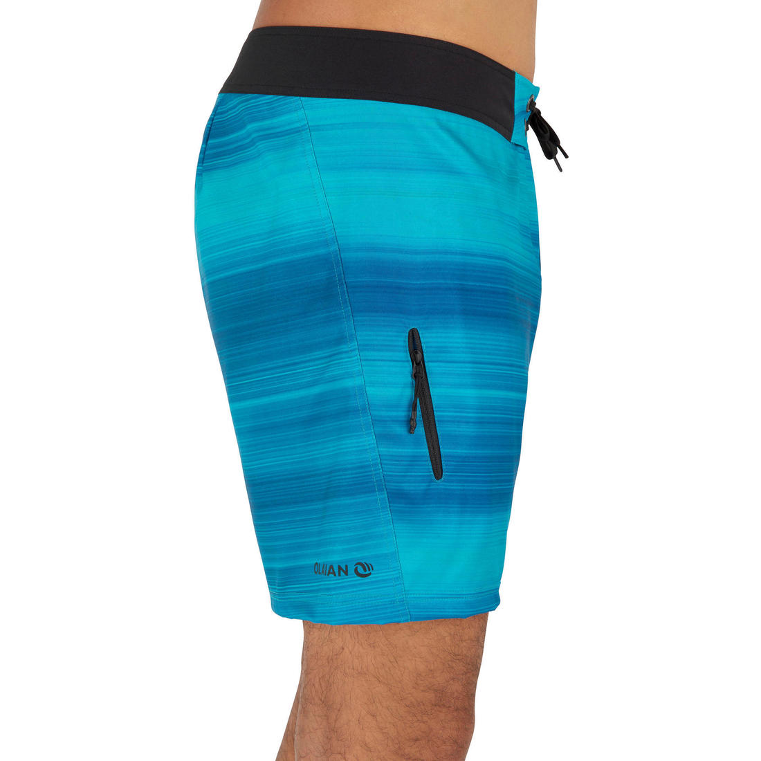 Surf boardshort court 500 lines green