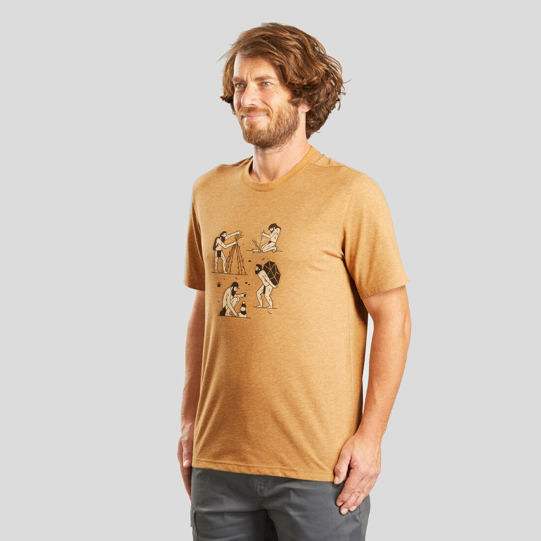 T-Shirt manches courtes Randonnée Homme TechTIL 100