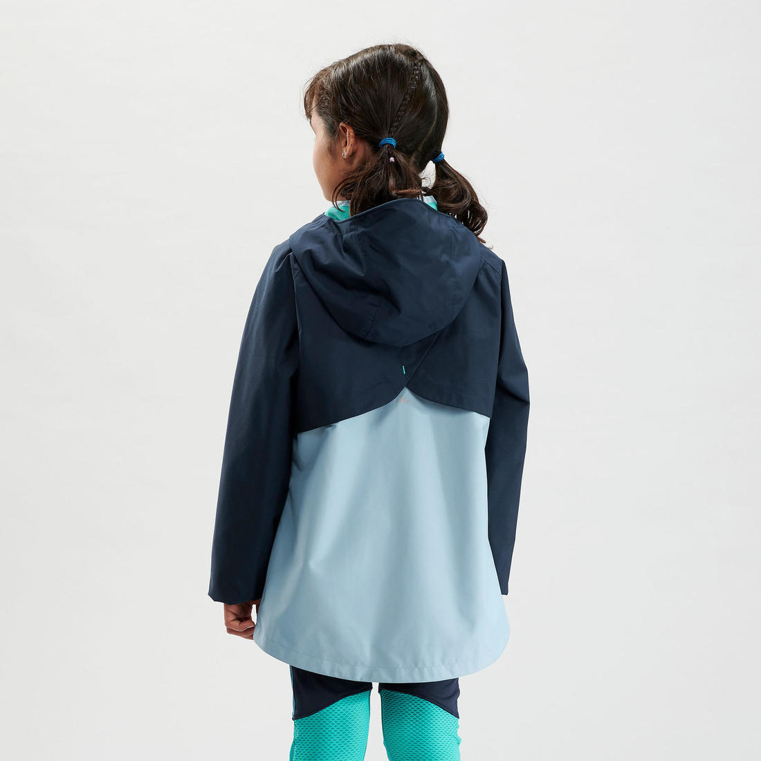 Veste imperméable de randonnée - MH500 violette - enfant 7-15 ans