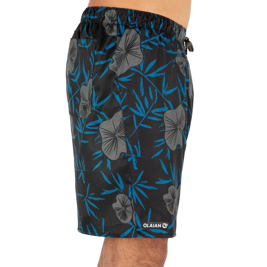 Surf boardshort standard 100 Psychi Jablack