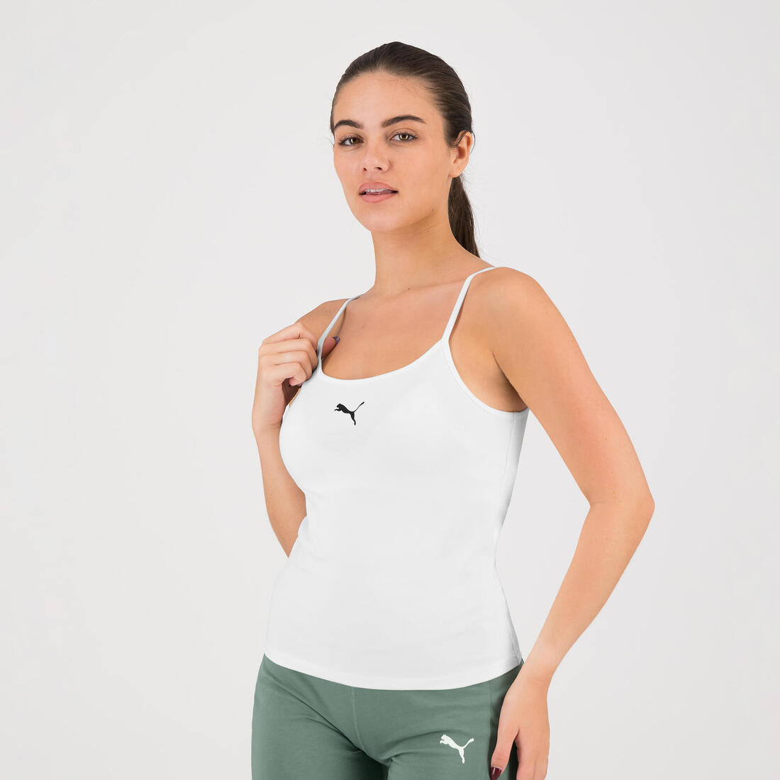 Débardeur PUMA fitness coton blanc femme