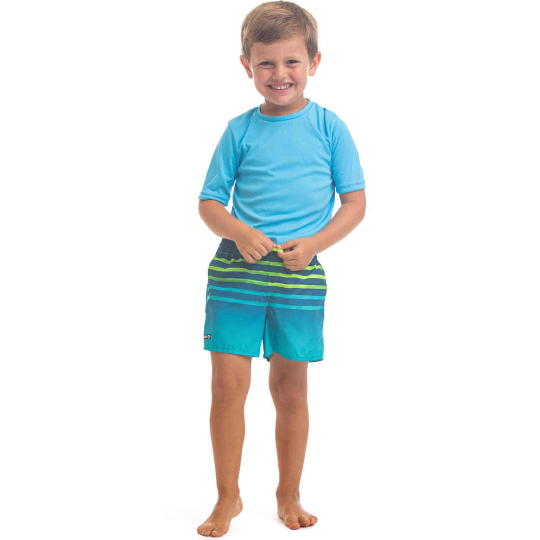 short de bain 100 Kid Rayé