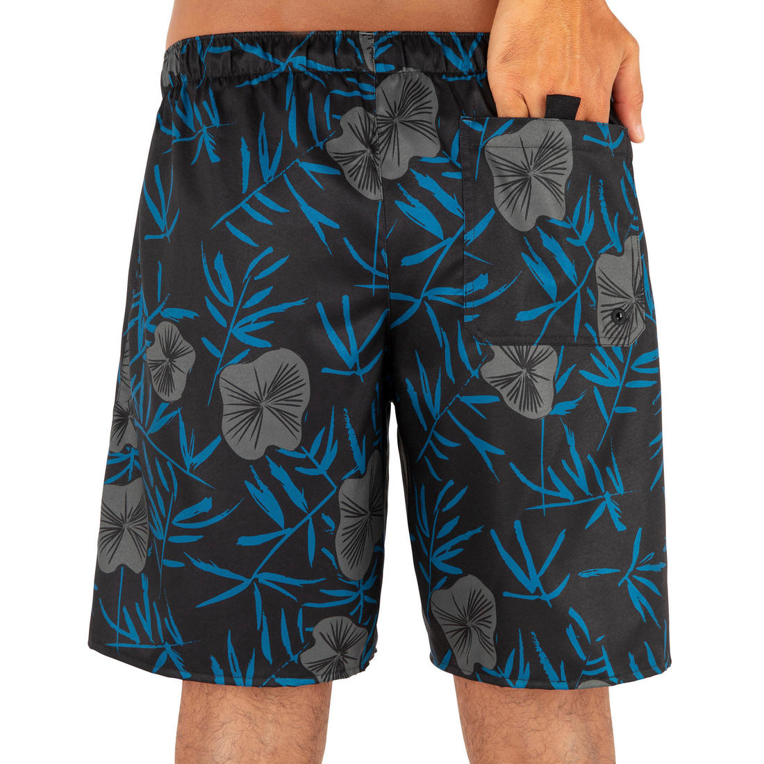 Surf boardshort standard 100 Psychi Jablack