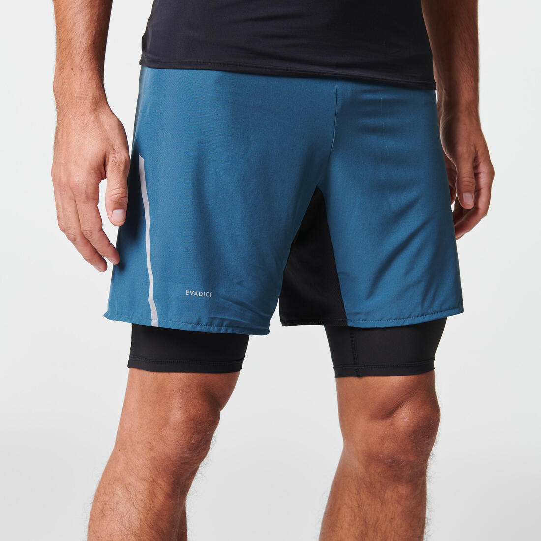 SHORT CUISSARD DE TRAIL RUNNING  CONFORT HOMME