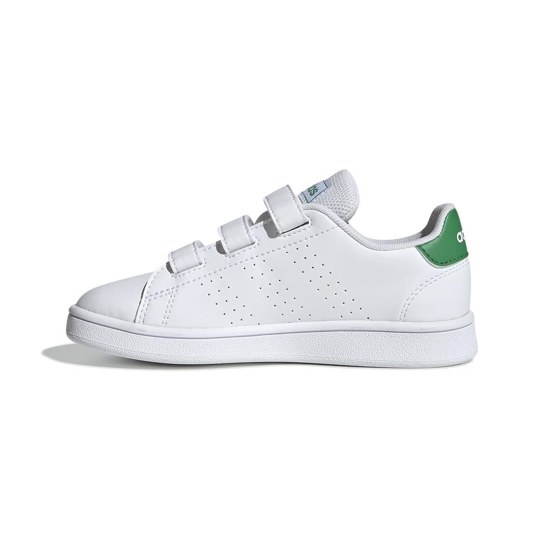 Baskets à scratch enfant - ADIDAS ADVANTAGE blanc