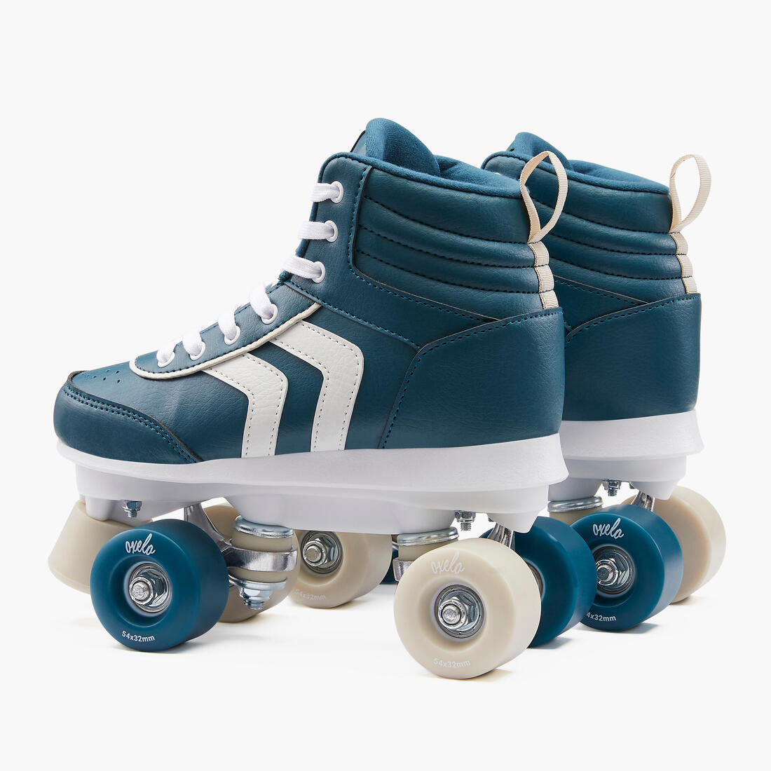 Patin à roulettes enfant QUAD 100 JR blanc holographic