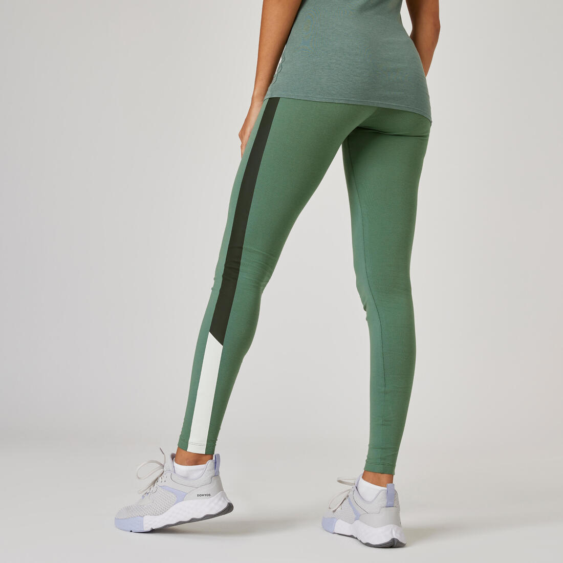 Legging fitness long coton extensible respirant femme - Fit+