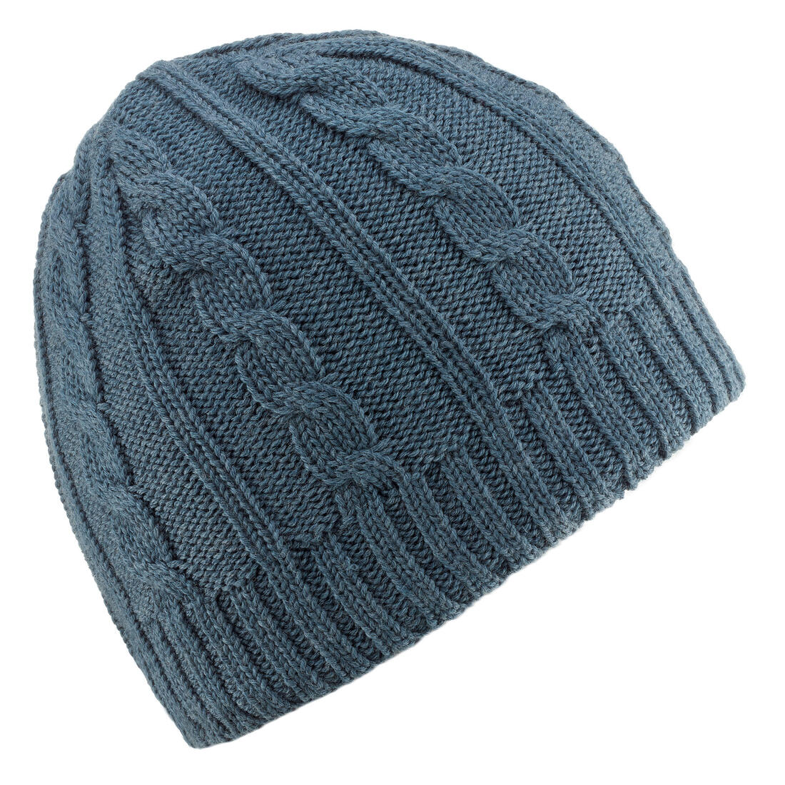 BONNET DE SKI ADULTE WOOL TORSADES MARINE