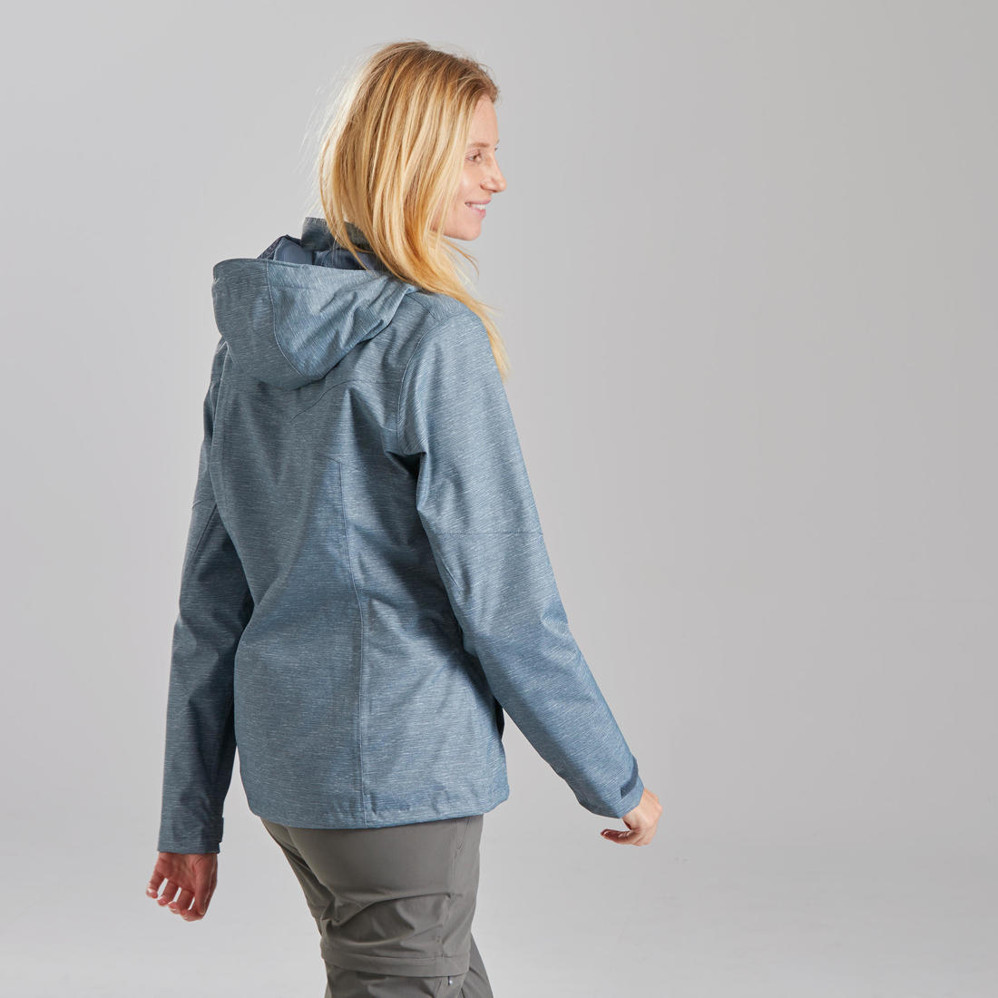 Veste imperméable de randonnée montagne - MH100 - Femme