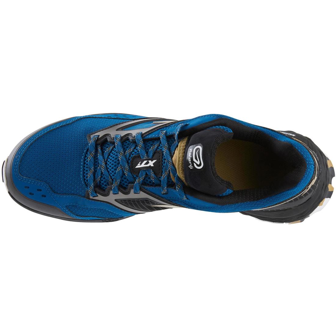 Chaussures de trail running pour homme XT7 bleue et bronze