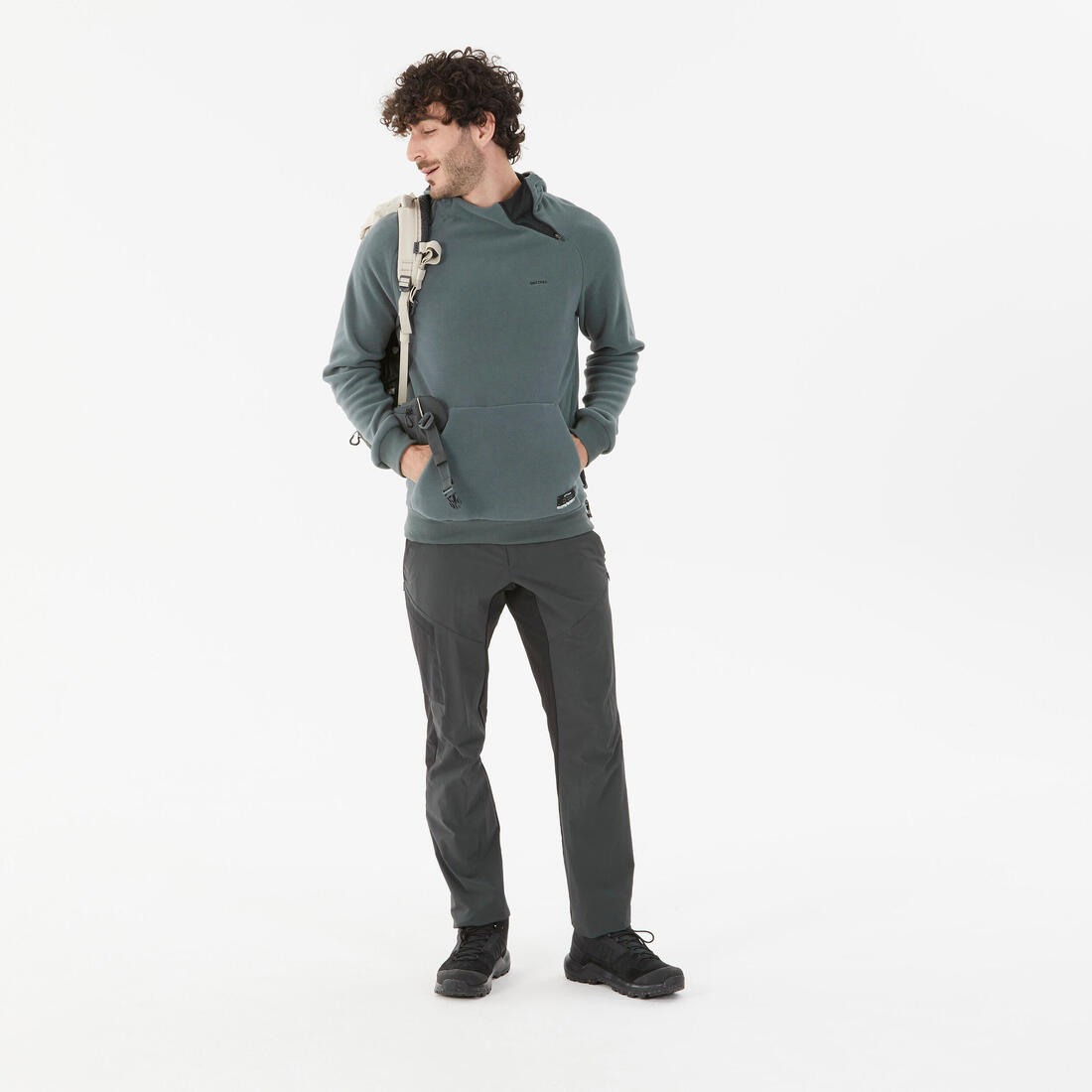 Polaire MH100 H Sweat hoodie verte