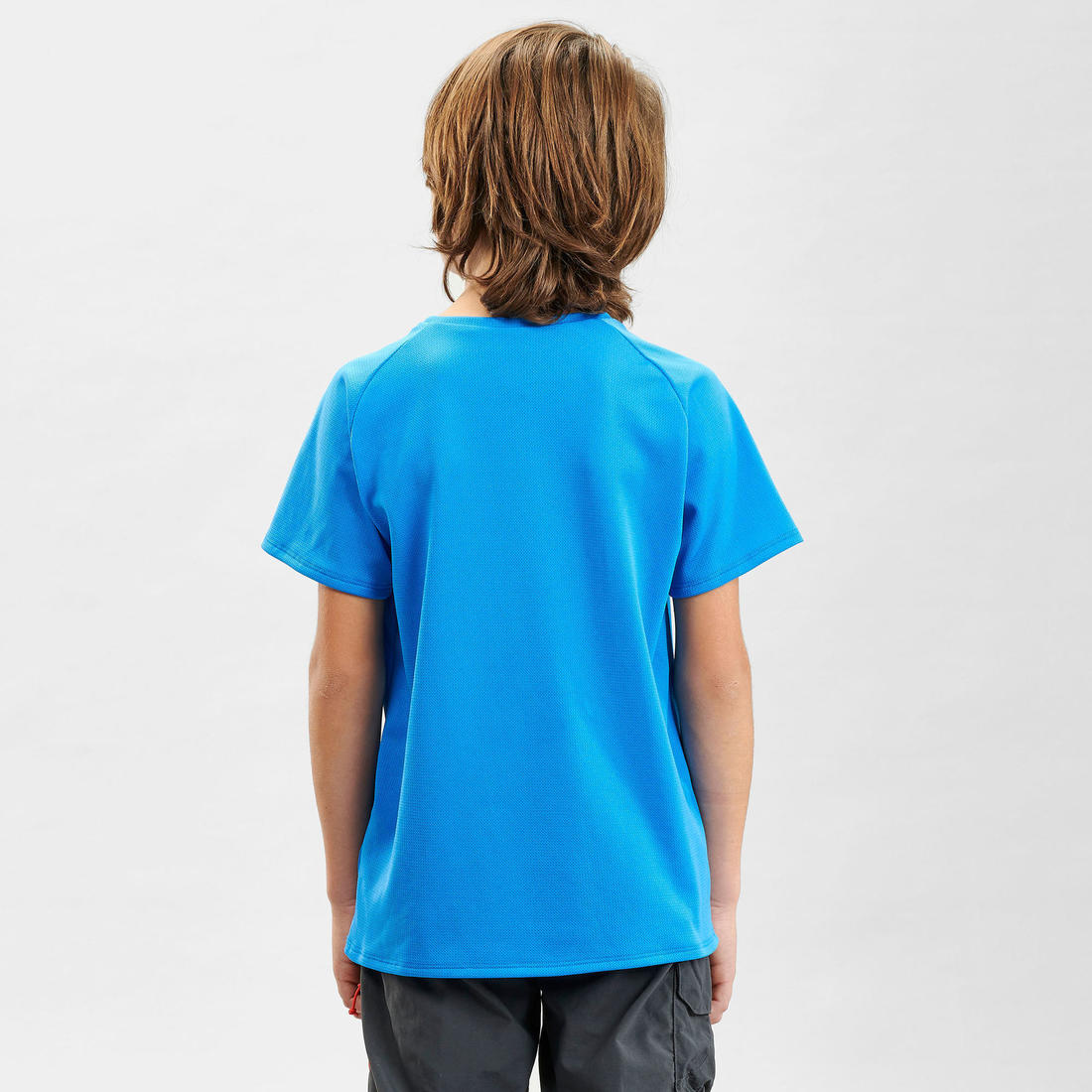 T-Shirt de randonnée - MH500 bleu foncé - enfant 7-15 ans