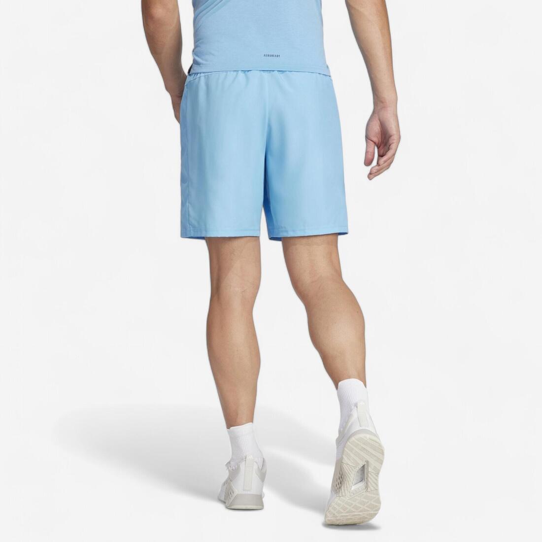 SHORT DE FITNESS CARDIO ADIDAS HOMME BLEU