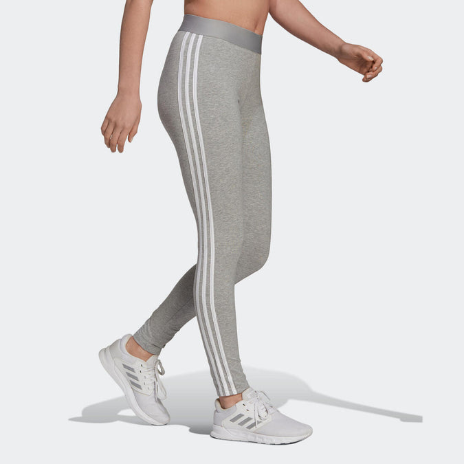 





Legging fitness long coton majoritaire taille haute femme - 3 bandes gris chiné, photo 1 of 6