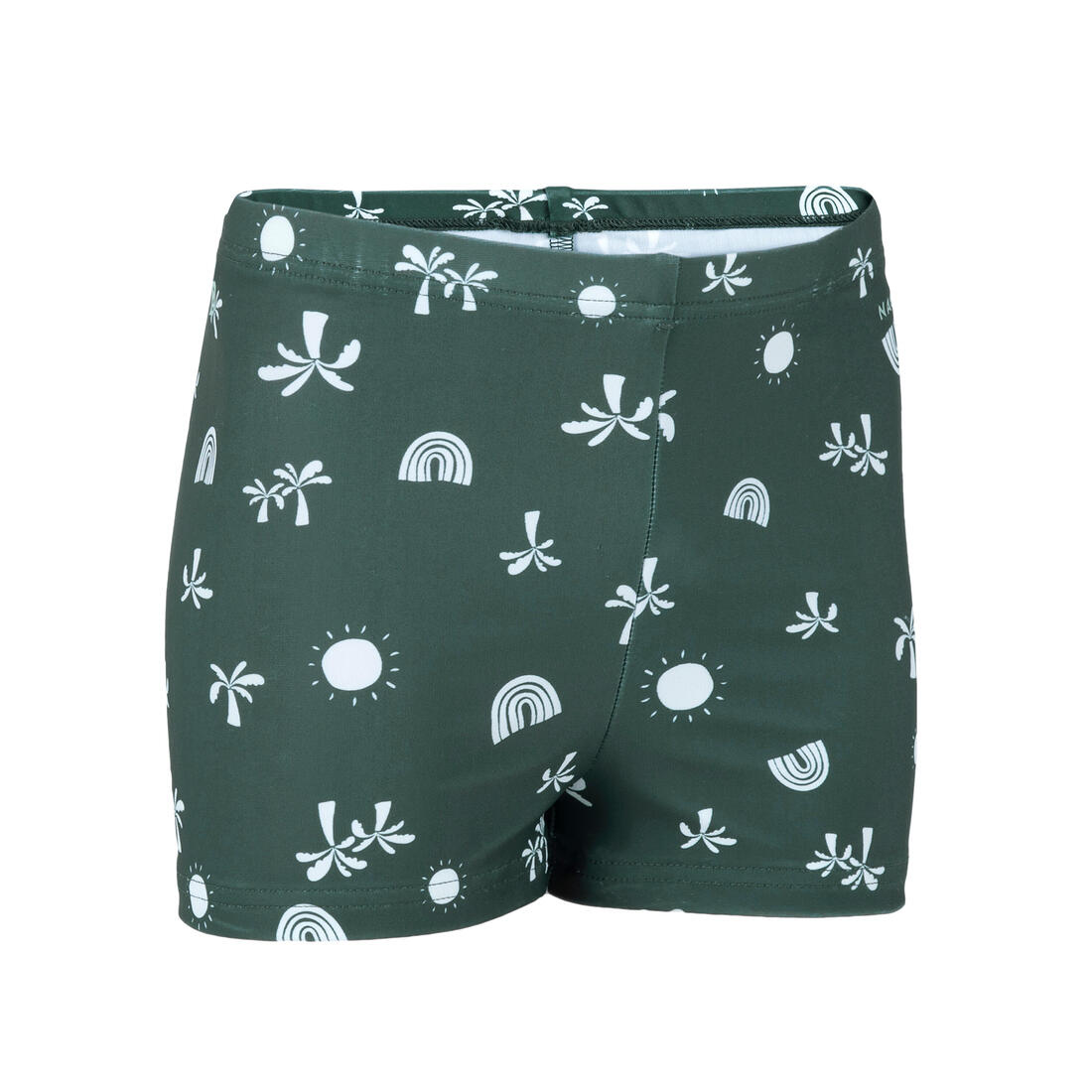 Boxer de bain bébé / enfant bleu imprimé crabes