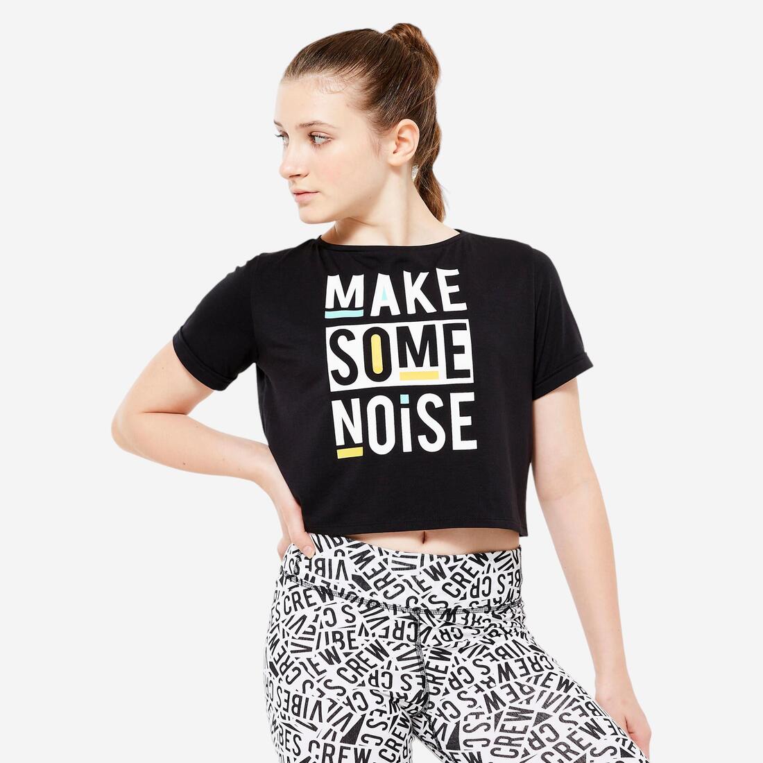 T-shirt danse modern jazz crop top fille