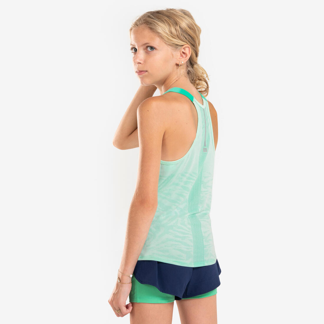 Débardeur de running sans couture Fille - KIPRUN 900 light vert