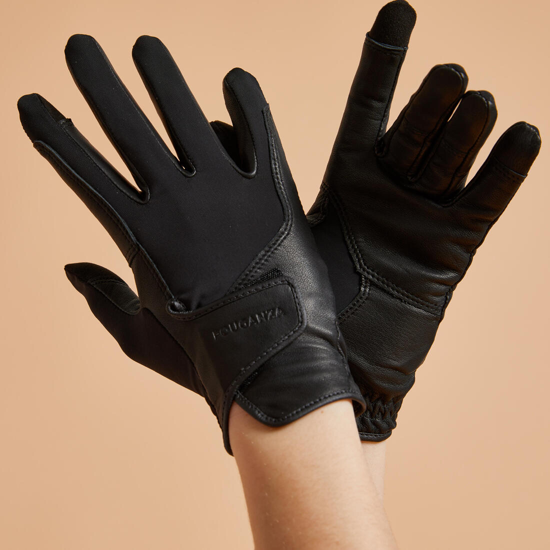 Gants classic équitation adulte Caramel