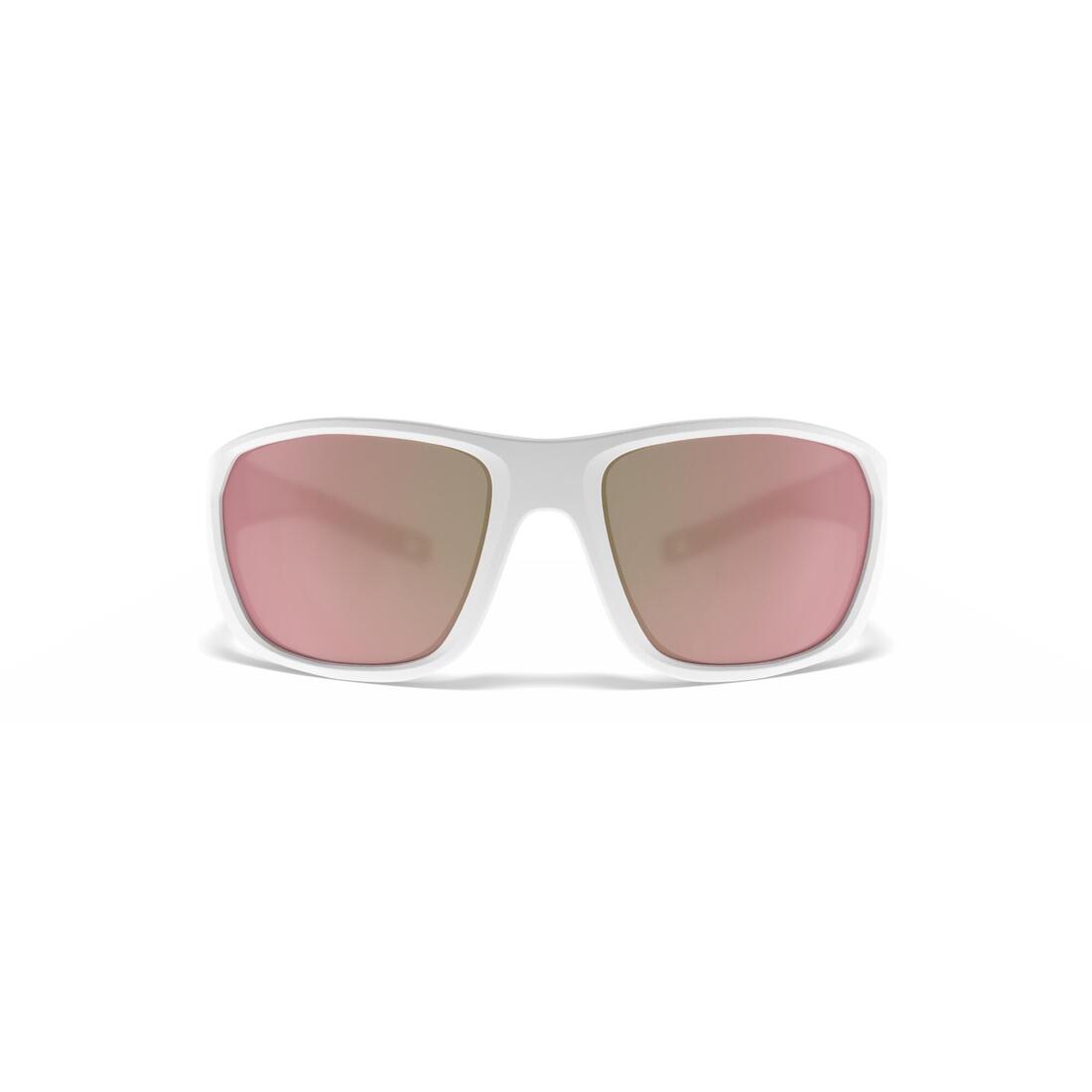 Lunettes de soleil polarisées flottantes voile adulte 500 taille S blanche