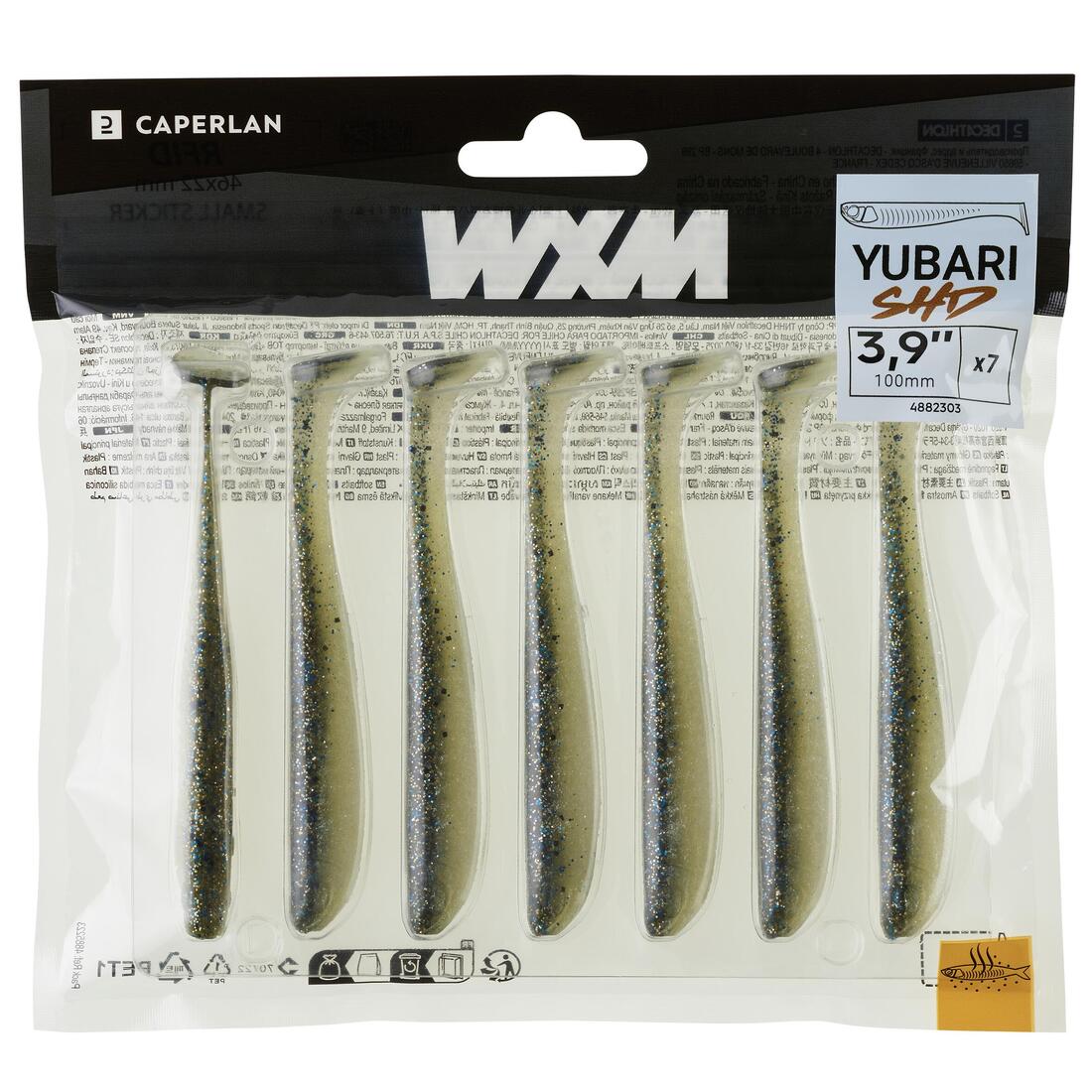 LEURRE SOUPLE SHAD AVEC ATTRACTANT WXM YUBARI SHD 100 GREMILLE