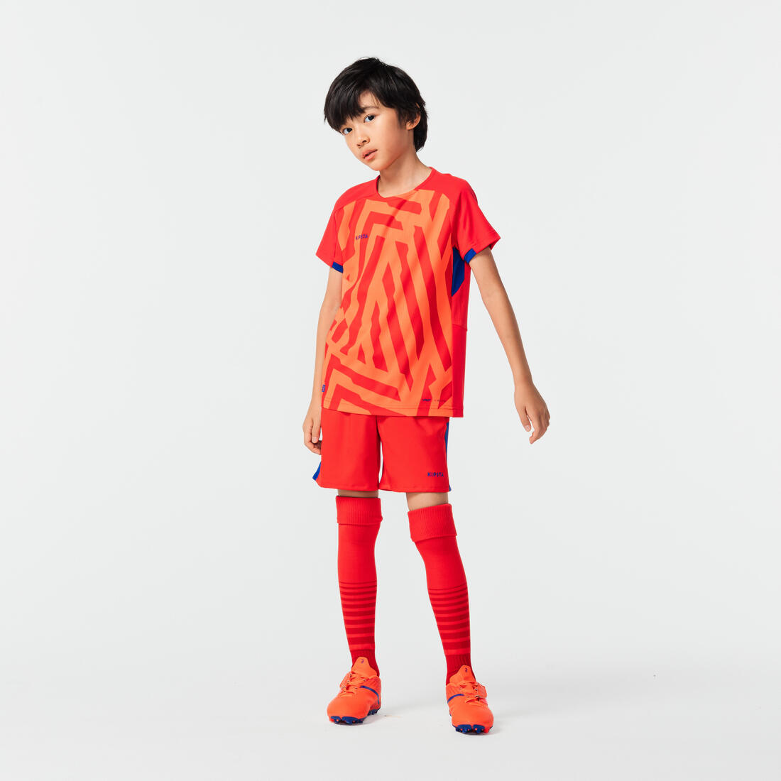 MAILLOT DE FOOTBALL VIRALTO JR AXTON ROUGE ORANGE &