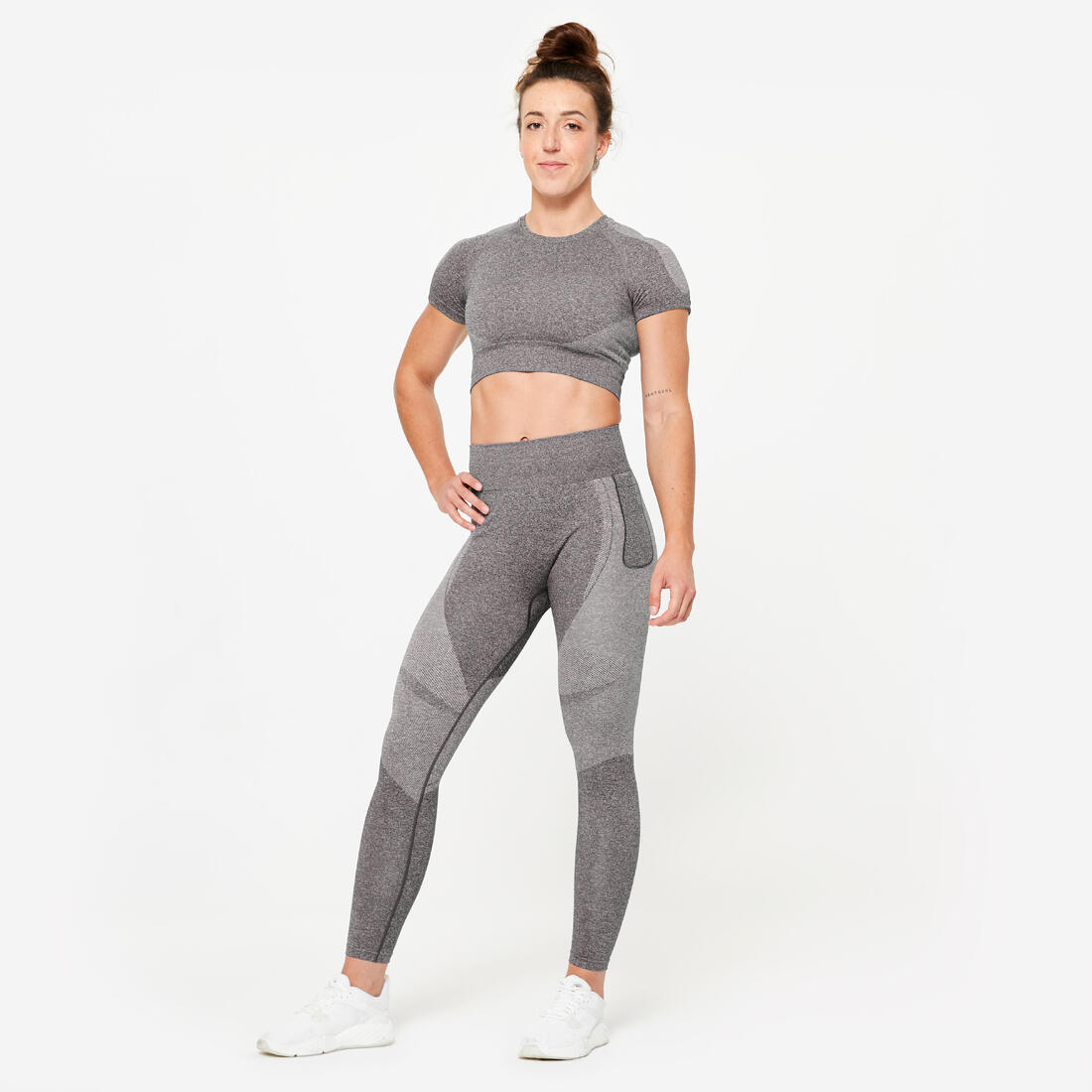 T-shirt Crop top manches courtes Fitness seamless