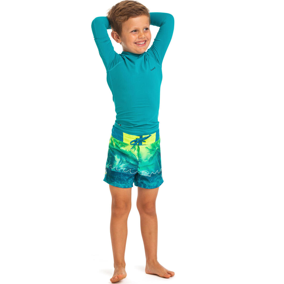 short de bain kid 500 vert