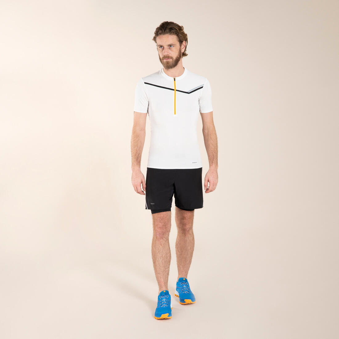 SHORT CUISSARD DE TRAIL RUNNING  CONFORT HOMME