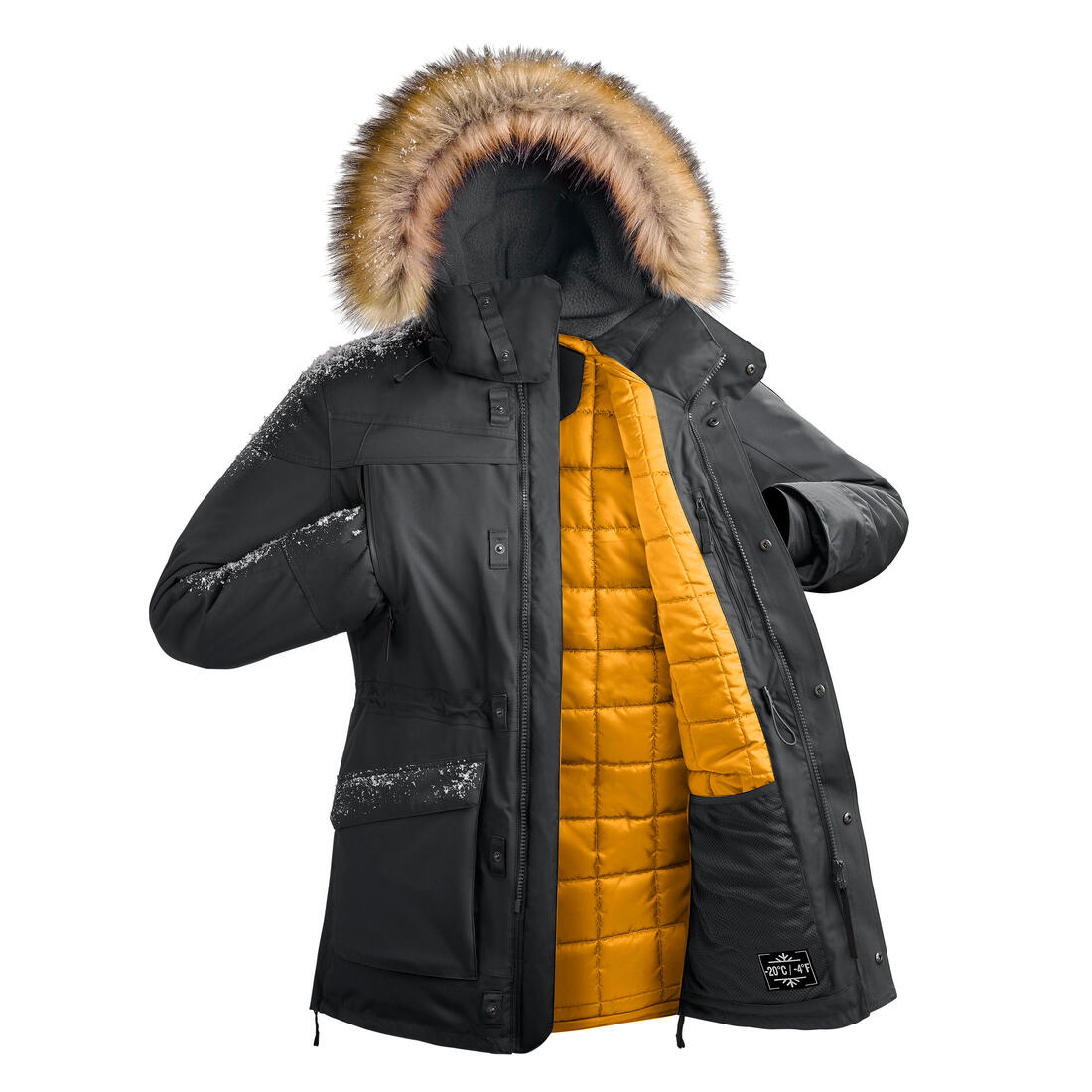 Parka hiver imperméable de randonnée - SH900 -20°C -  homme