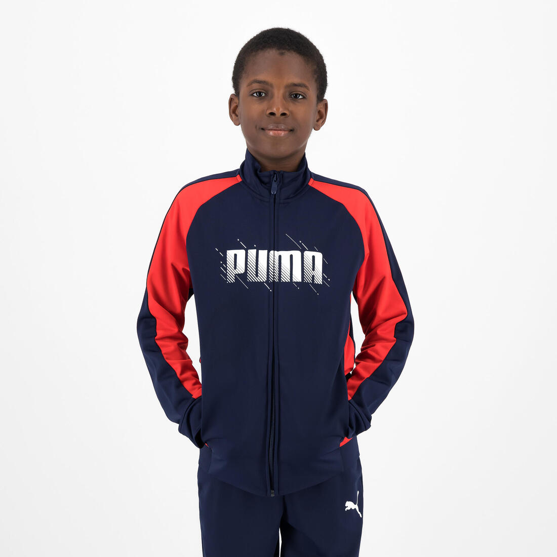 Ensemble survêtement Puma enfant - bleu et rouge