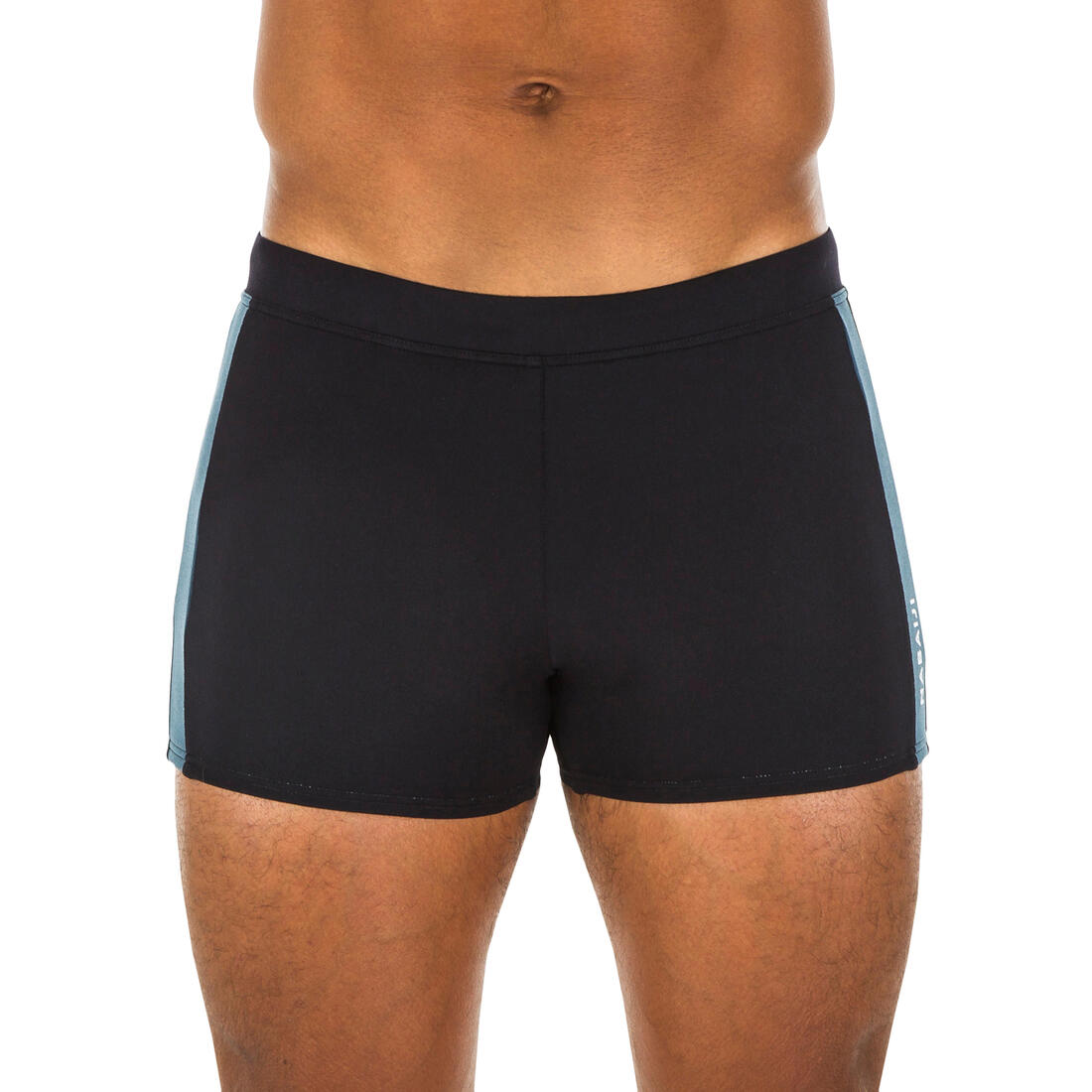 Boxer de Bain Natation Homme - Yoke - Bleu / Gris