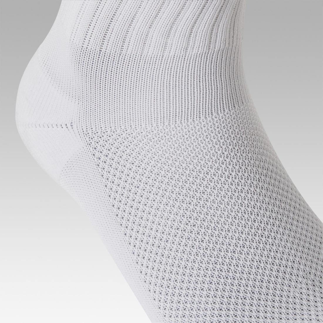 Chaussettes de football enfant F100 blanche