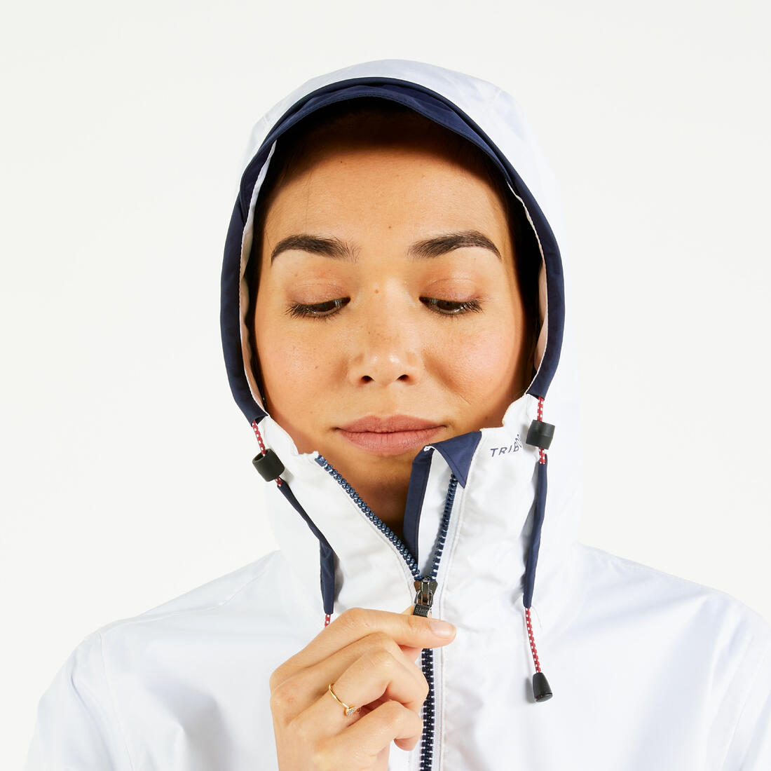 Veste imperméable de voile - veste de pluie SAILING 100 femme