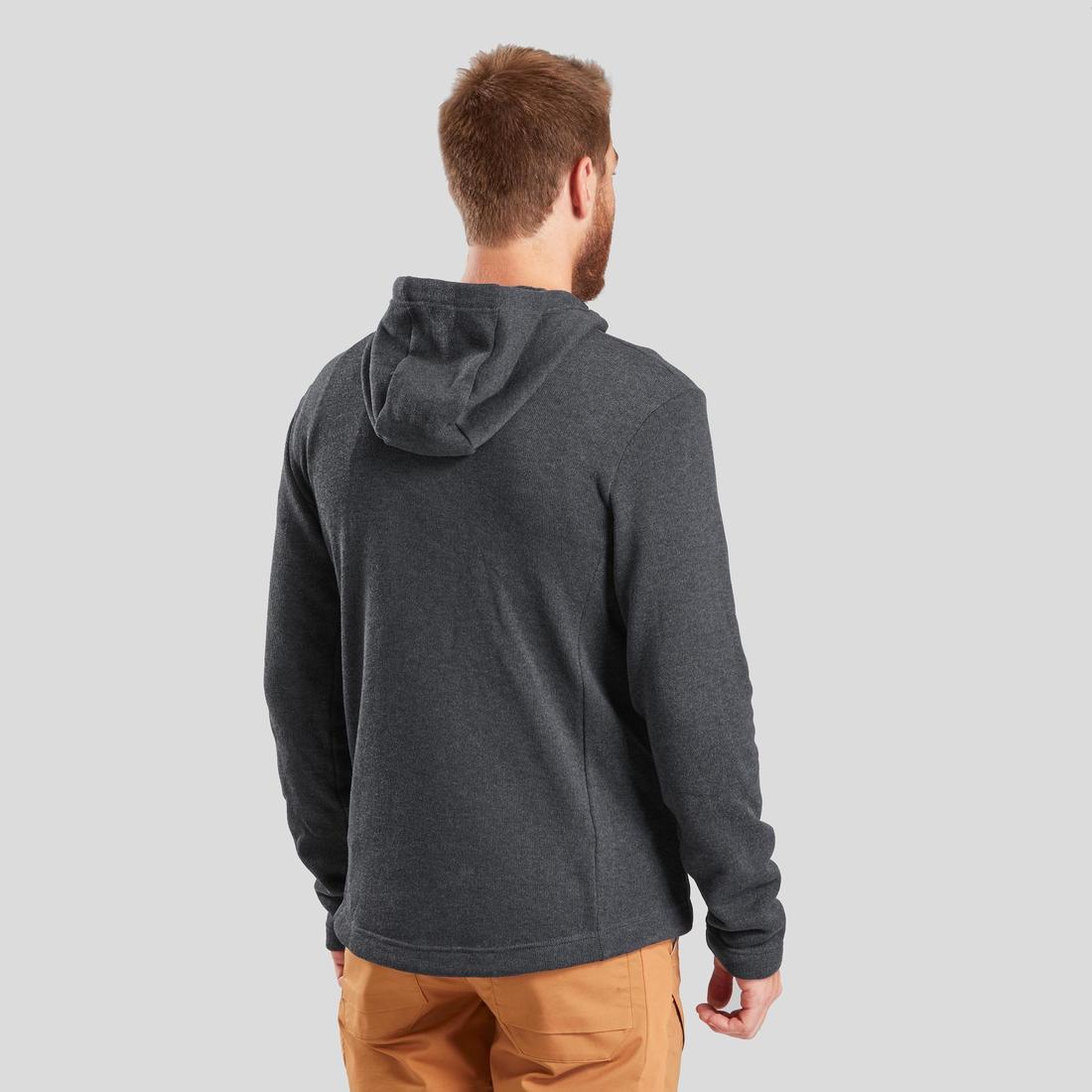 Sweat à capuche de randonnée - NH100 Hybride - Homme