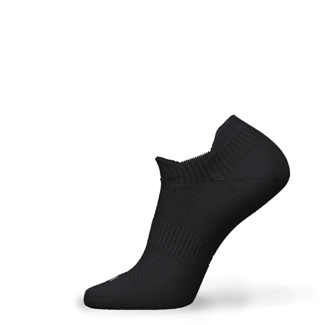 CHAUSSETTES DE RUNNING INVISIBLES RUN500 BLEUES ARDOISE X2