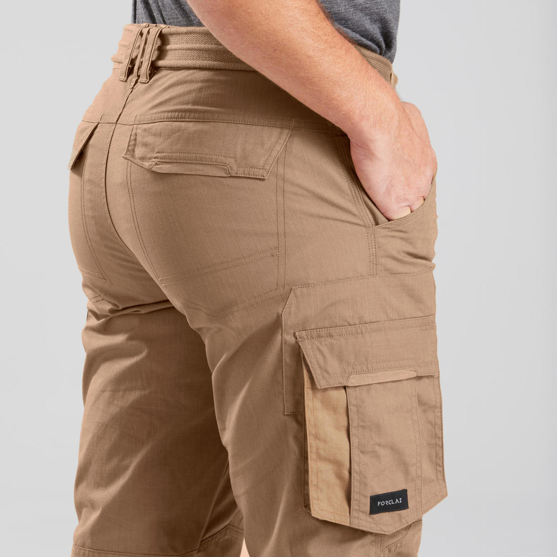 Pantalon cargo de trek voyage - travel 500 homme