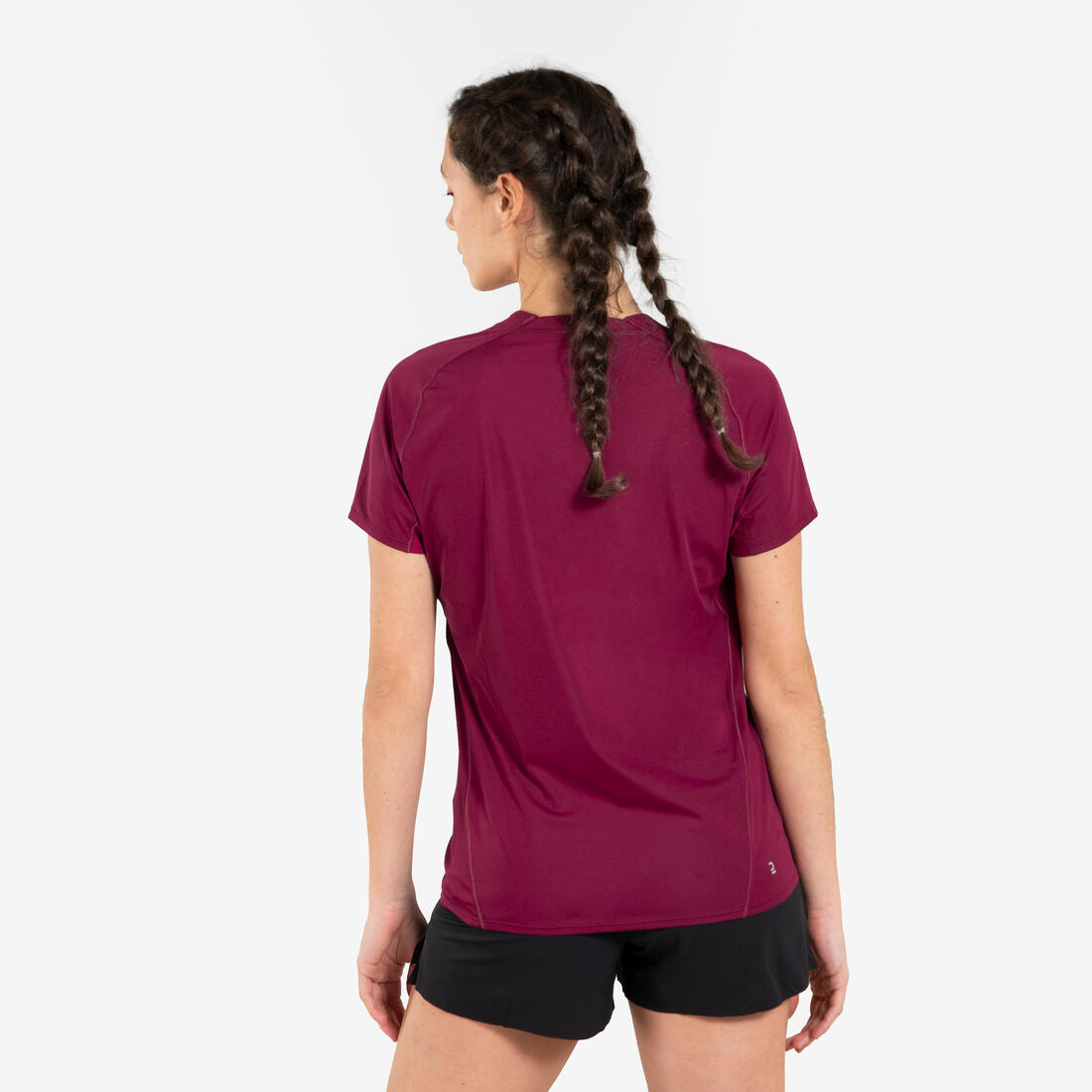 T-SHIRT DE TRAIL RUNNING MANCHES COURTES GRAPH FEMME LILA